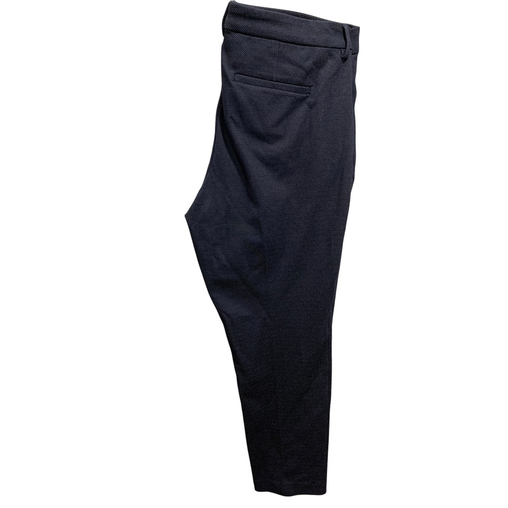 Size 16 (33) Liverpool Womens Navy Blue Dress Pants Patterned Trousers